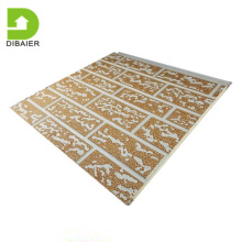 Construction and Real Estate Building Materials 3d Foam Wall Panels Brick Exterior Partition Wall Hard Polyurethane Foam Metal